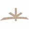 Ekena Millwork Alberta Smooth Timber Gable Bracket, Douglas Fir, 108"W x 31 1/2"H x 1 1/2"D x 5 1/2"F, 7/12 Pitch GBW108X31X0206ALB00SDF - alternate 4
